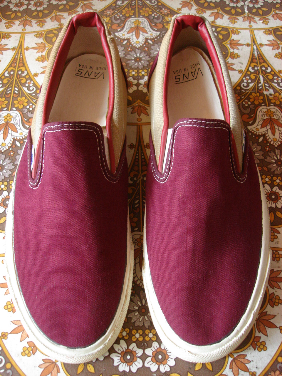 slip on vans bordeaux slip on vans bordeaux